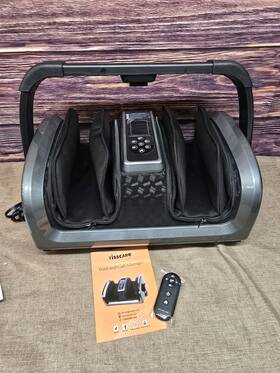 Tisscare 755752018956 Shiatsu Foot Calf Massager With Air Compression And Heat