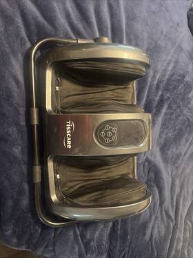 Zq-8017s Tisscare Shiatsu Foot Massager With Heat For Neuropathy. Gray