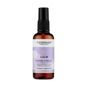 Tisserand 017402041567 Massage And Body Oil - Natural Essential Oils Blend Of Lavender Bergamot An