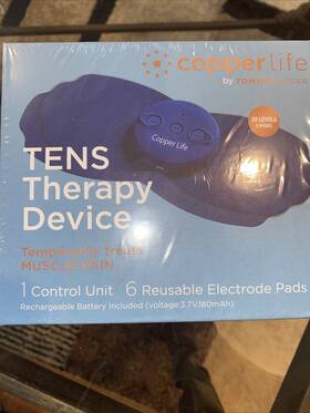 Tommie Copper 843041148665 Life By Tens Therapy Device Pain Relief Wireless 6 Pads