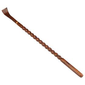 Tomorotec 810027642844 100% Natural Bocote Wood Back Massager For Itching Relief Long Sturdy Therape