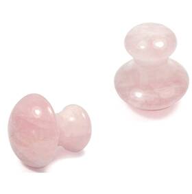 Bgs0005 Top-vra 2pieces Gua Sha Tool Scraping Massage Crystal Chakra Healing Sto