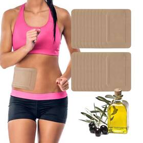 Su-wcj7-u4c8 Tovyzalg 20 Pcs Organic Castor Oil Belly Button Patch Self-adhesive Pads Fo
