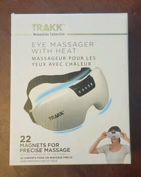 Tr-eyemas-250 Trakk Track Eye Massager With Heat 22 Magnets For Precise Massage