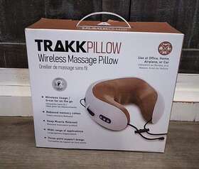 Tr-ushape01-bk Trakk Pillow Neck Wireless Massage Travel Off White- Black New