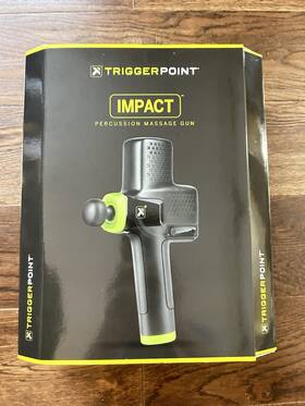 04454 Trigger Point New Impact Percussion Massage Gun Deep Tissue Massager Therapy