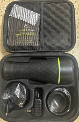 10381 Triggerpoint Impact Buffer Vibrating Massager - Black New