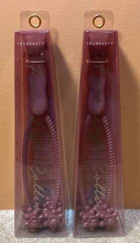 Trubeauty 190518211194 2 2-in-1 Face And Neck Lift Roller Massager Facial Lines Aging Care New