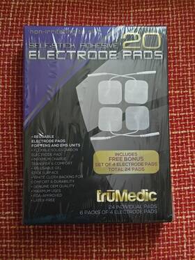 Trumedic 820103726252 Tens Unit Electrode Pads Oem - 6 Packs Of 4 24 New Sealed