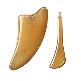 Txyooczy 791391524625 Massage Tool Natural Horn Scraping Plate Gua Sha Board Spa Ox Ho