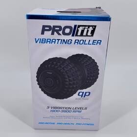 8040sc Tzumi Pro-fit Vibrating Roller Massage Ball 3 Speeds Rechargeable Peanut