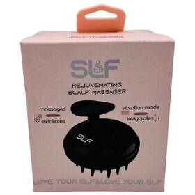 Tzumi 841351186261 Slf Usb Rechargeable Vibrating Rejuvenating Scalp Massager Head Exfoliator New