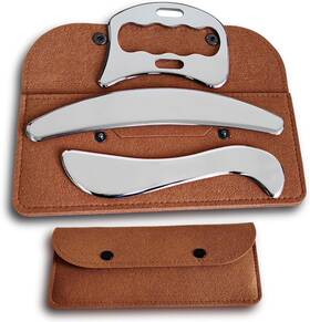 Uiibyuii 711181862744 Stainless Steel Derma Edge Massage Tool And Scraping Tools Gua Sha Muscle