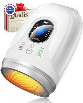 Fe-0159 Uladis Hand Massager 6 Inch Rechargeable 4000mah Soothing Kneading Stretching Massage
