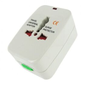 Ac771 Universal Plug Voltage Adapter Wand European Charger Eu Charging Surge Protector
