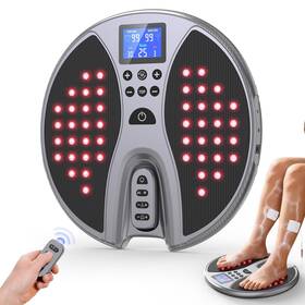 Uoboo 717839567160 Upgraded Foot Circulation Booster With Red Light Therapy And Ems Massager