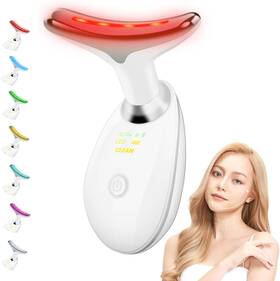 U-mj-03-7c Uonkeus Face And Neck Massager 7 Color Led Facial For Skin Care Light Therapy