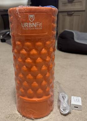 Urbnfit 613826583383 Pulse Foam Roller Usb Rechargeable 5 Vibration Levels