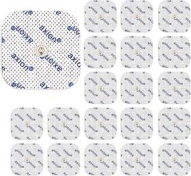 20222 Usa Llc 20 Tens Unit Electrode Pads 2x2ftft - Replacement With 3 75mm Snap Button