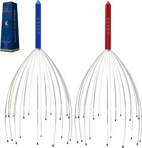 Usaga 445043263266 Head Scratcher 20 Fingers Scalp Massager Whisk For Bo