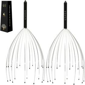 Usaga 744759273383 Head Massager Scalp 20 Fingers Scratcher For Body Rela