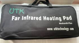Utk-h-14b1m Utk Far Infrared Natural Jade And Tourmaline Heating Pad - Medium Plus 38 Inch X21