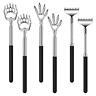 Vankcp 6pack Telescopic Back Scratcher Set Manual Extendable Black Bear Claw Ba