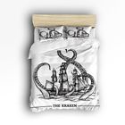 Vdl-170922-511 Vandarllin Sail Boat Waves And Octopus Kraken Tentacles 9108086938635