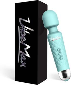 43238-64356 Vibemax Rechargeable Personal Massager - Powerful Multi Speed Vibration Turquoise