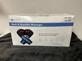 Zm-s003 Vicooda Neck Massager - And Back With Heat Shiatsu