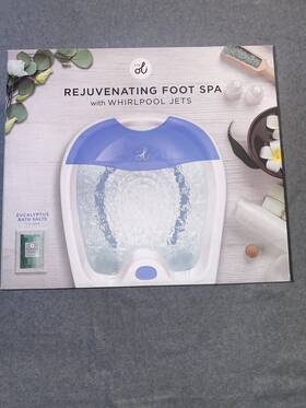 Olim1552bl Vie Oli New Rejuvenating Foot Spa With Whirlpool Jets