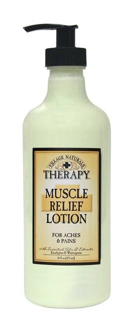 Village Naturals Therapy 794437481111 The Company Muscle Natural Lotion 16 Ounce- Packaging May Vary