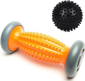 Vipat Ventures 445042242217 Foot Massage Roller Spikey Ball Set - For Plantar Fasciitis Relief Acupressure