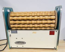 Vmrl-4 Vita Master Vintage Teal Mid Century Electric Wood Roller Massager