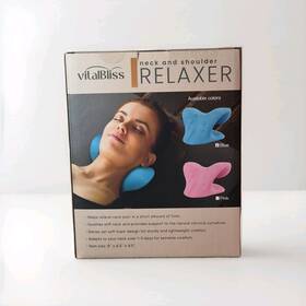 Vitalbliss Nb-001 Neck And Shoulder Relaxer Focus On Spinal Health Blue