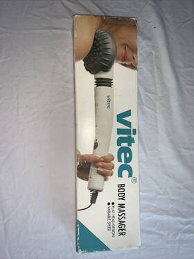 F282 Vitec 046791950605 Body Massager Vintage Flat Head Design Variable Speed Model