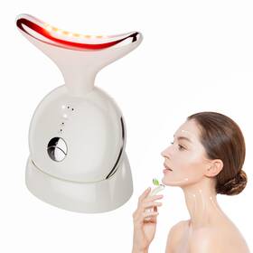 Vnvfd 744759693372 7 In 1 Face Massager Tool Red Light Therapy For And Neck Portable Lif