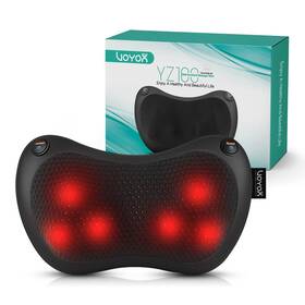 Yz100 Voyor-health 972863620487 Shiatsu Neck And Back Massager With Heat - 3d Kneading Deep Tiss