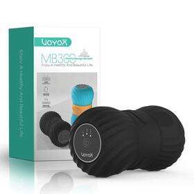 B0cglbrnjb Voyor-health Vibrating Peanut Massage Ball Electric Double Lacrosse Roller