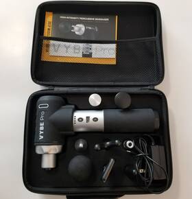 20660310032 Vybe Pro Handheld Deep Muscle Massage Gun - Complete Percussive Massager