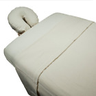 W67931 Body Linen Piece Flannel Massage Sheet Set Natural 736211569455
