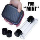 Wa11 Wadjet Glass Tubes Case Mini Twisty With Rubber Caps Zipper