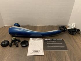 04340 Wahl Deep Tissue Percussion Therapeutic Handheld Massager Variable Intensity
