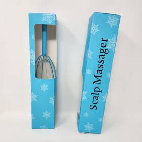 Wal Mart 970707748458 Lot Of 2 Head Massager Scalp Scratcher With Box Blue Metal Relaxation Nib
