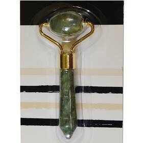 Walgreens 049022016422 Mini Facial Massage Gua Sha Roller Green Marbled Jade Skincare Tool