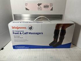 162464 Walgreens Air Compression Foot And Calf Massagers Muscle Pain Relief