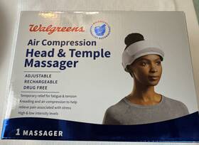 509537 Walgreens 311917012100 Air Compression Head And Temple Massager / Rechargeable