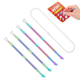 645474 Wanmu 4 Pcs Lottery Ticket Scratcher Tool Metal Scratch O