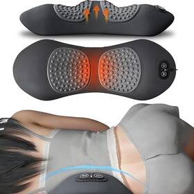 Wanwan 445047147128 Smooth Triple Fusion Back Massager 3 In 1 Massagerr Electric Lumbar Support