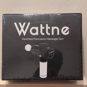 B082ynv8ds Wattne W1 Handheld Percussion Massage Gun Lcd Touch Display 20 Speed 5 Heads